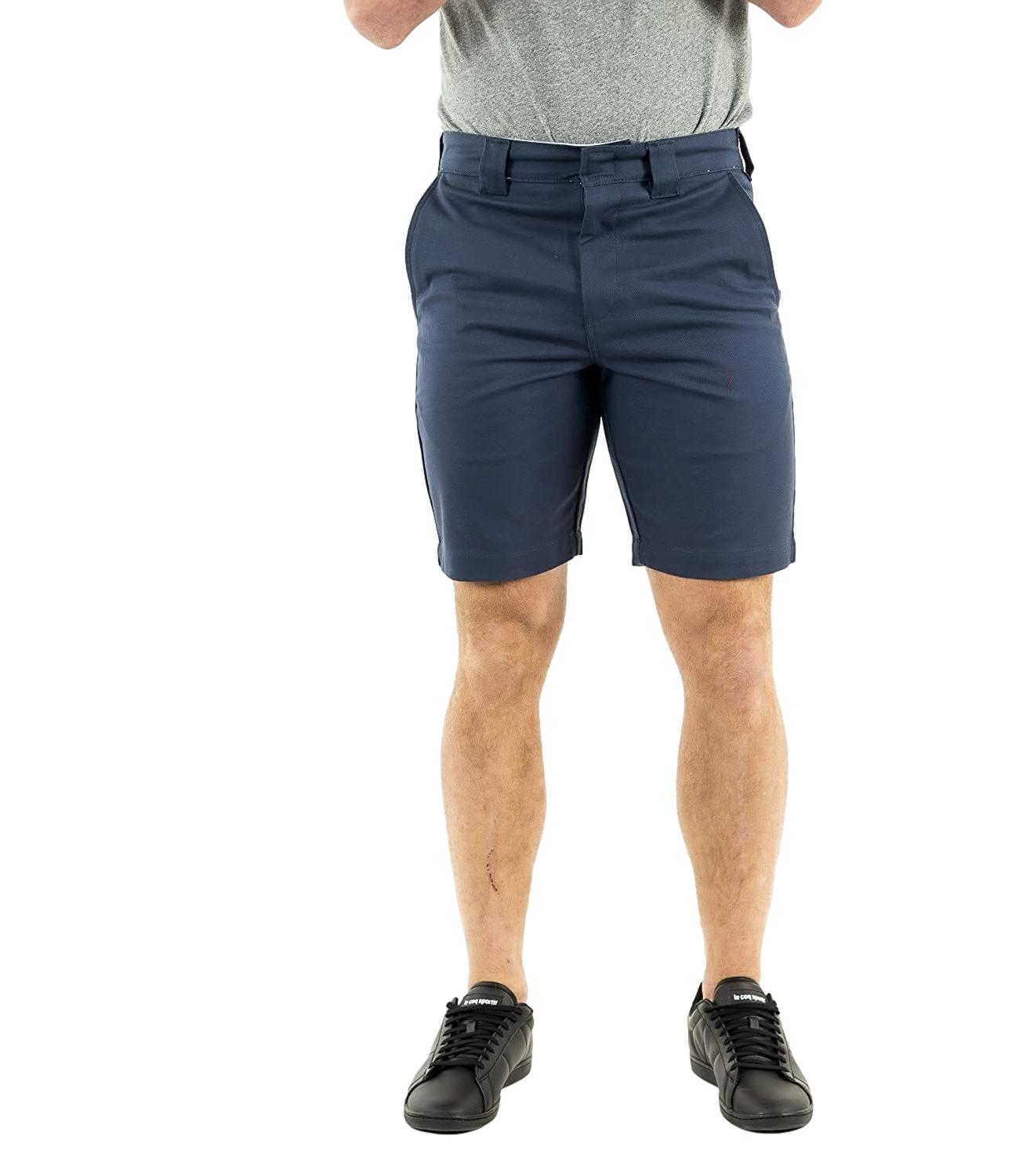 Bermuda Dickies blu da uomo con logo sul retro