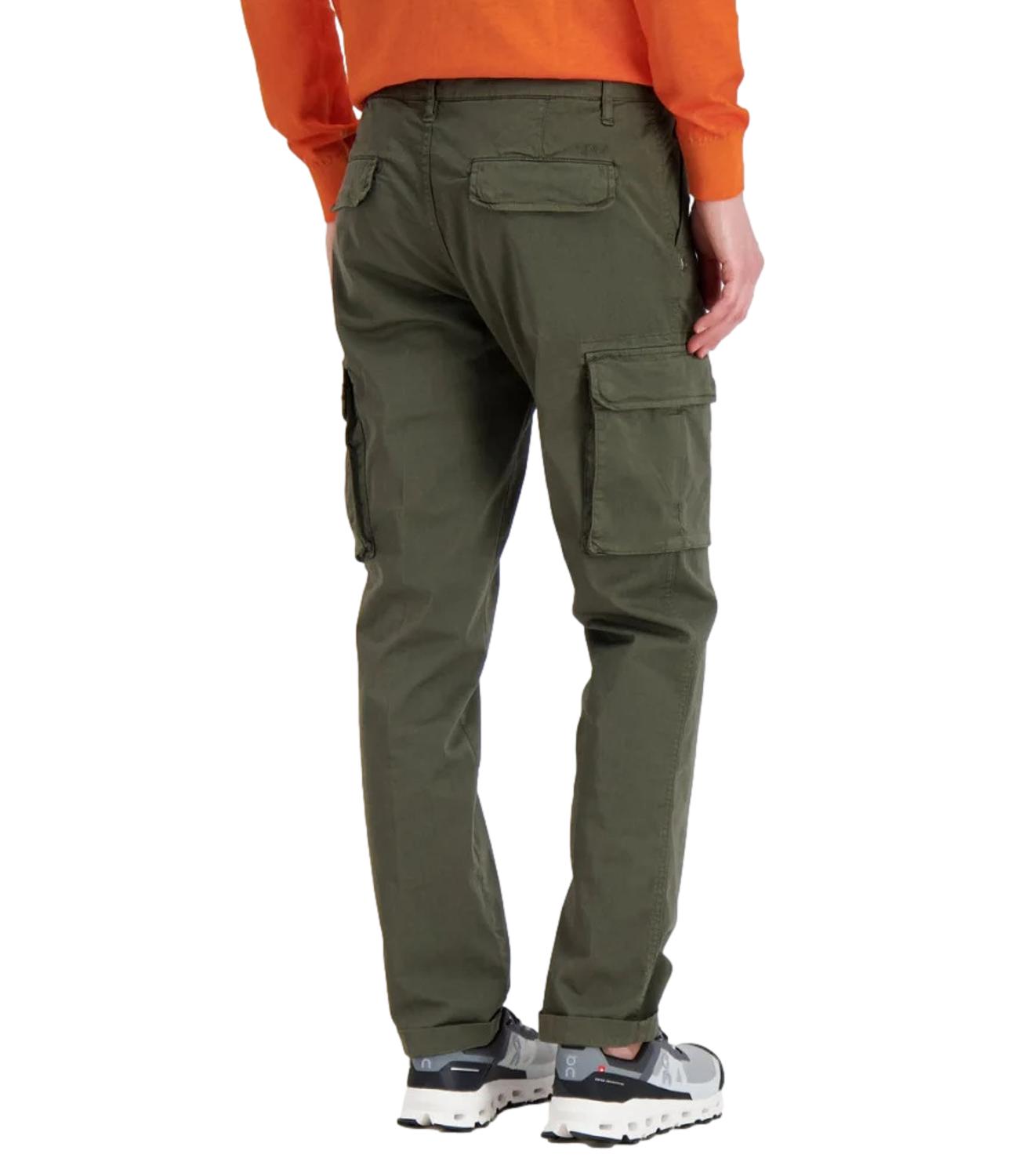 Pantalone 40 WEFT cargo Aiko verde