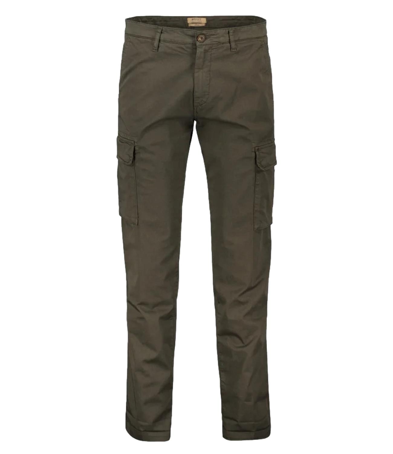 Pantalone 40 WEFT cargo Aiko marrone scuro