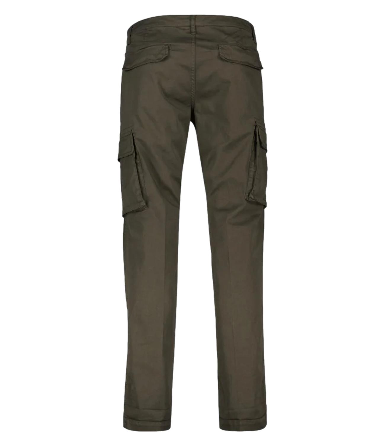 Pantalone 40 WEFT cargo Aiko marrone scuro