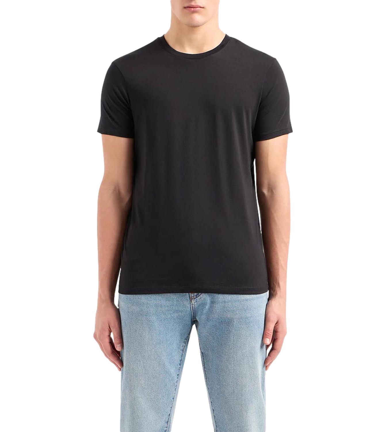 T-shirt Armani Exchange nera da uomo
