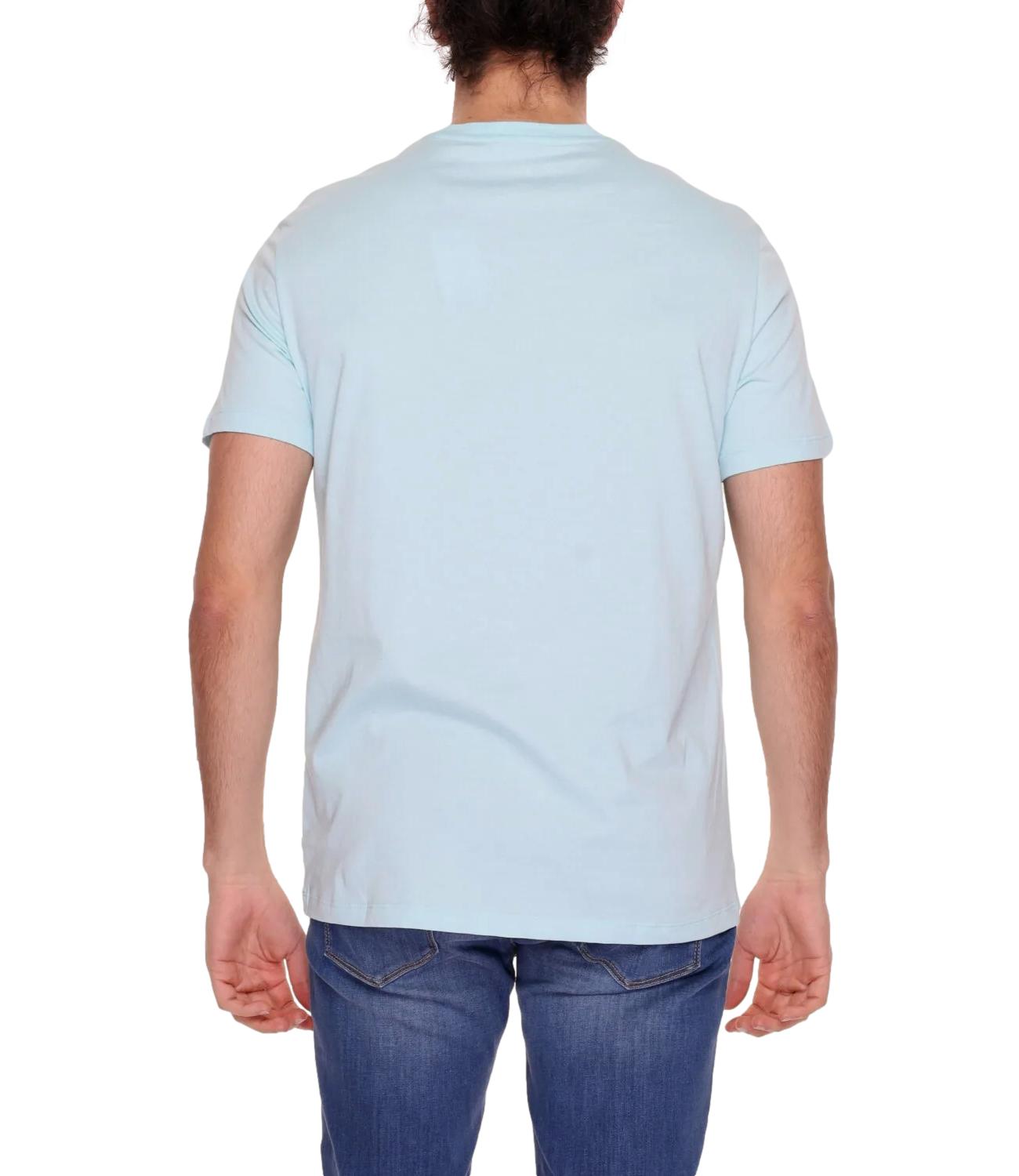 T-shirt Armani Exchange celeste plume