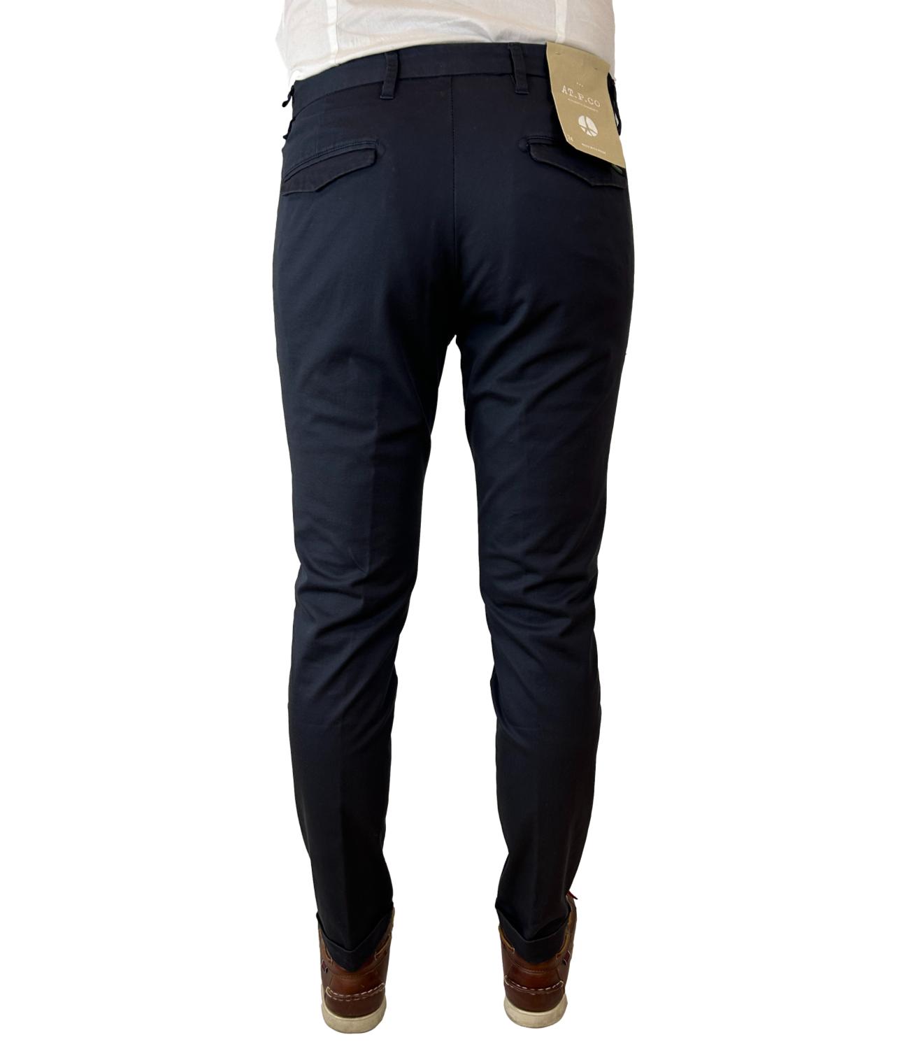 Pantalone ATPCO blu navy uomo