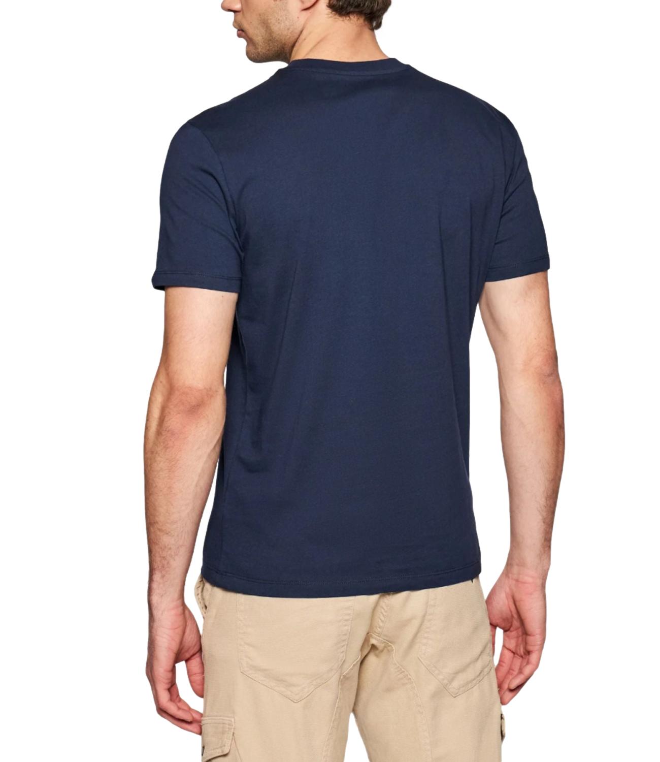 Blauer t-shirt blu uomo con logo piccolo
