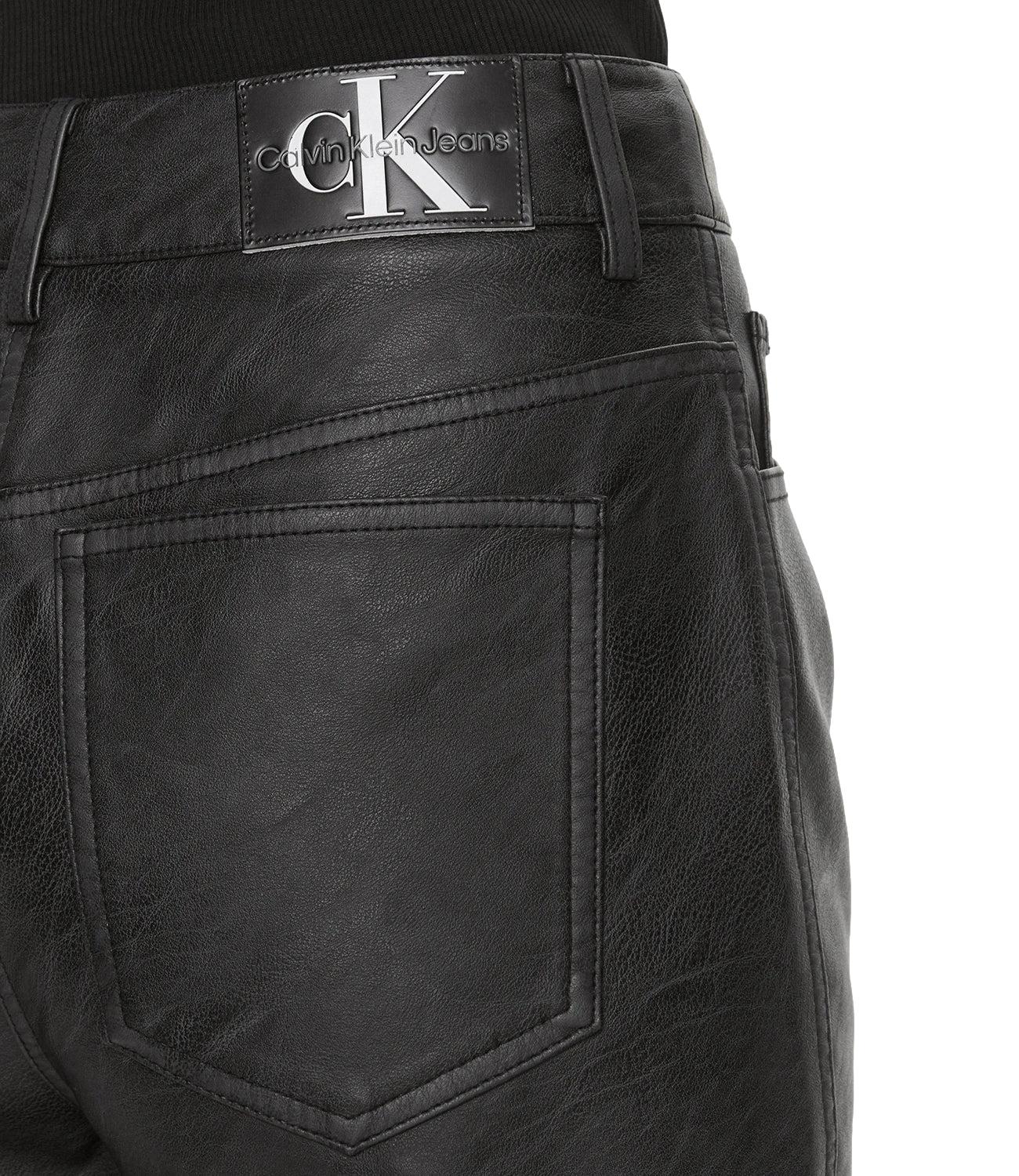 Calvin Klein pantalone in ecopelle regular