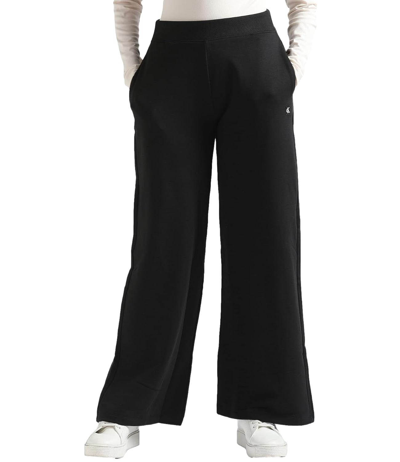 Pantalone Calvin Klein donna a zampa nero