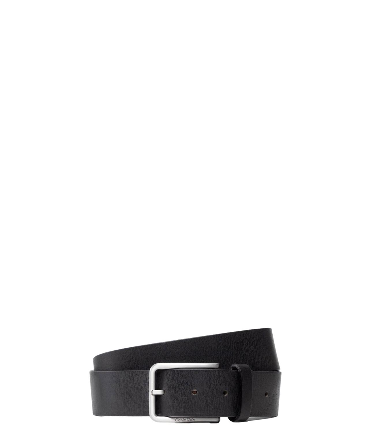 Cintura Calvin Klein nera in pelle