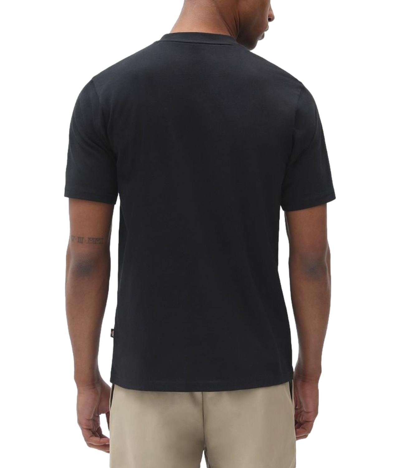 T-shirt Dickies nera con logo grande