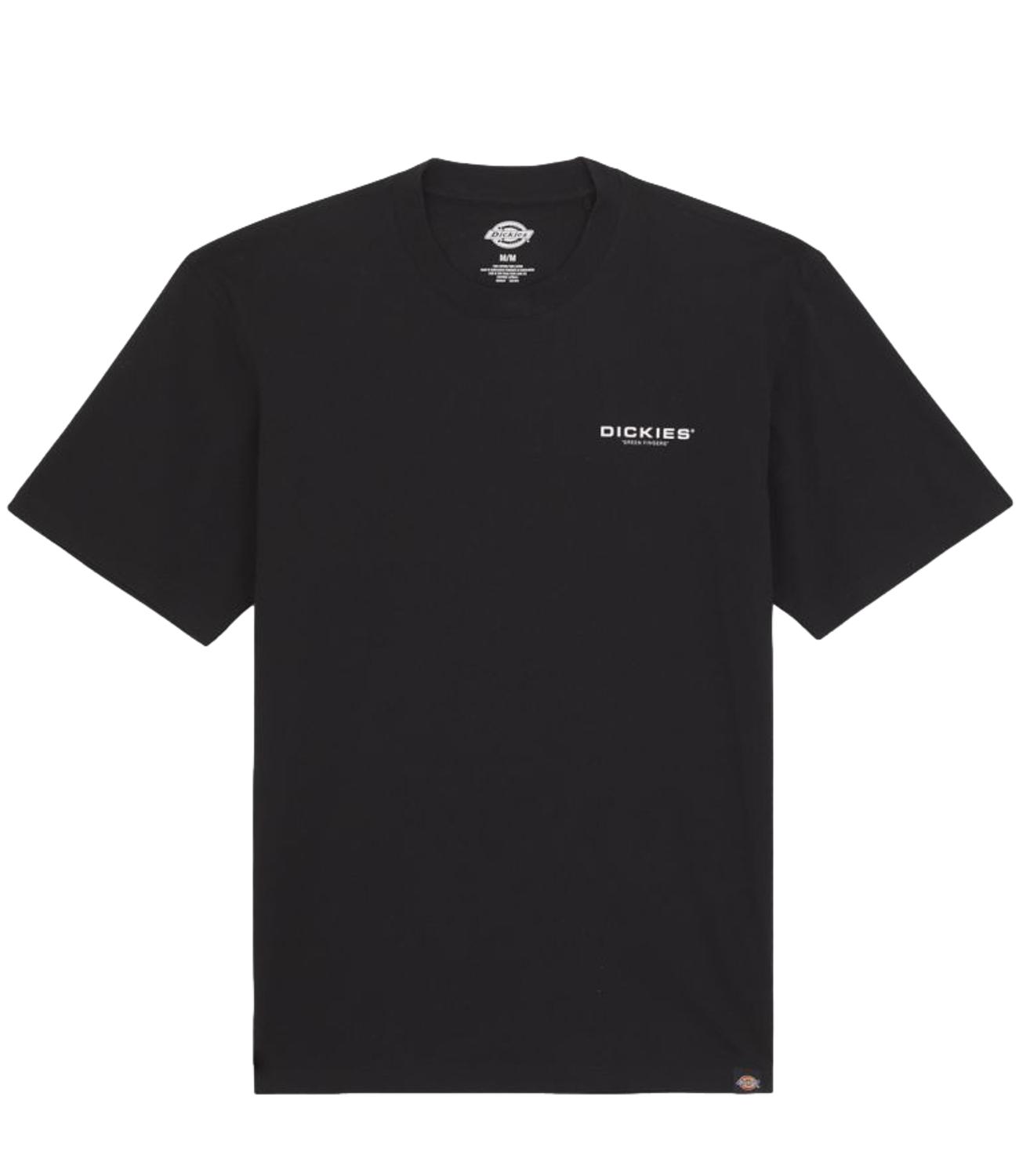 T-shirt Dickies nera con logo Wakefield