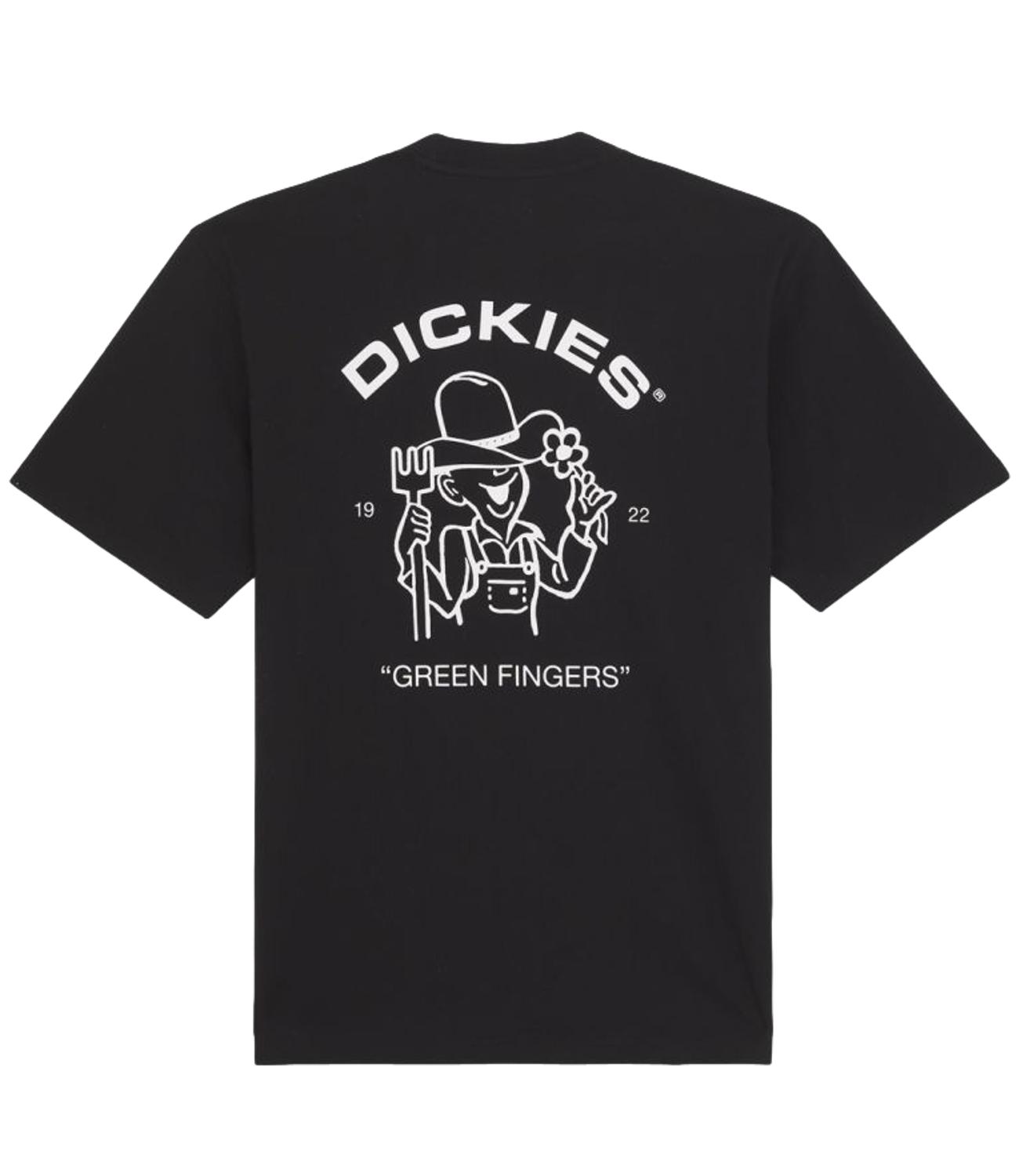 T-shirt Dickies nera con logo Wakefield