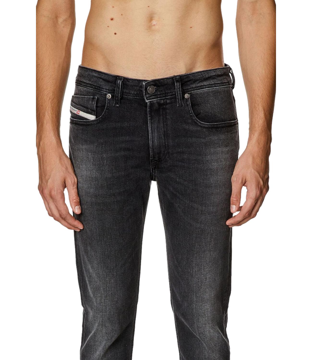 Diesel Skinny Jeans nero uomo Sleenker