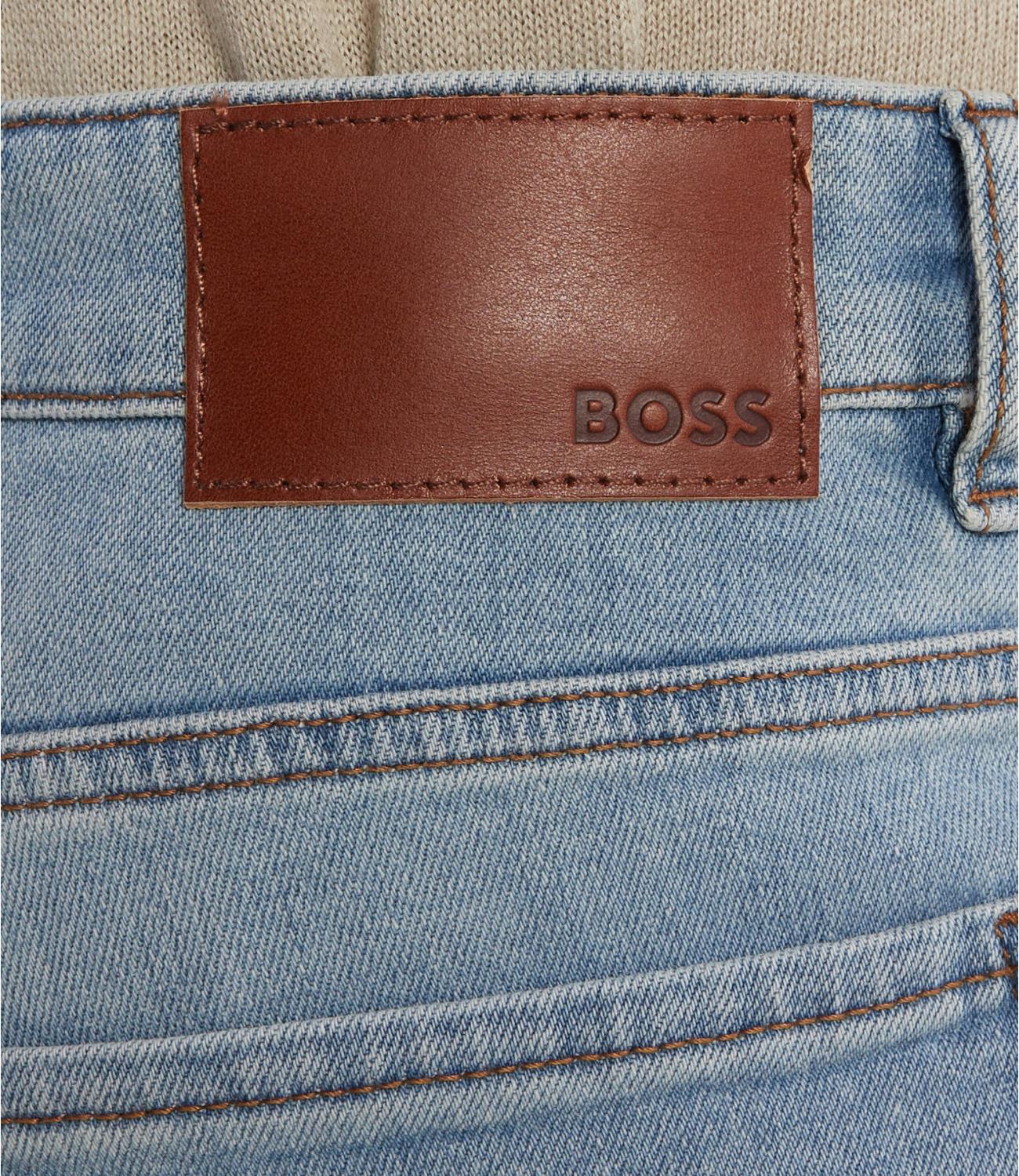 Bermuda jeans Hugo Boss denim chiaro