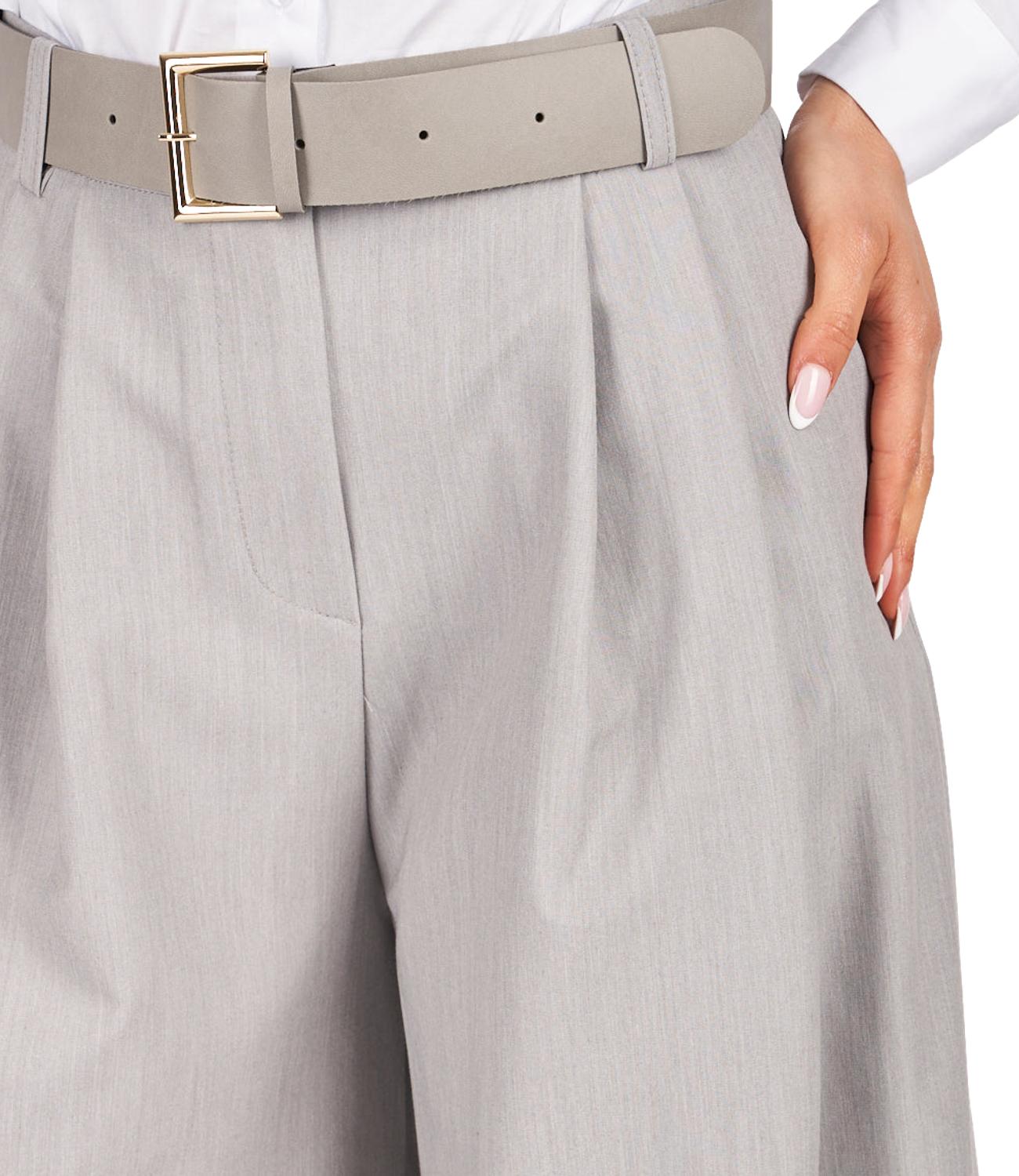 Imperial Pantalone grigio melange donna