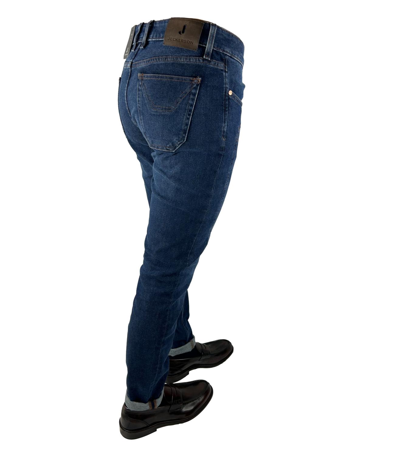 Jeckerson jeans denim medio uomo