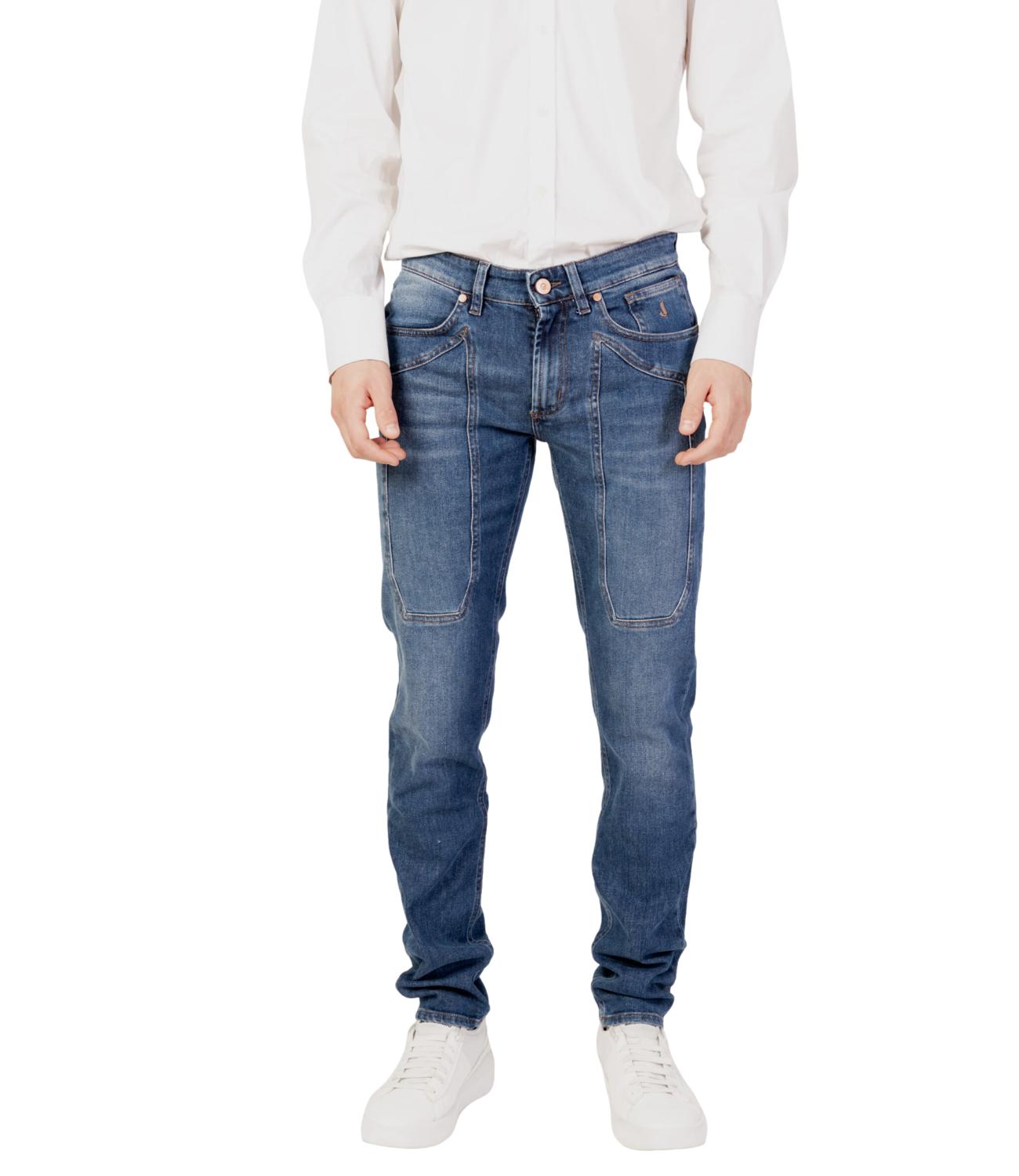 Jeckerson jeans denim chiaro slavato uomo