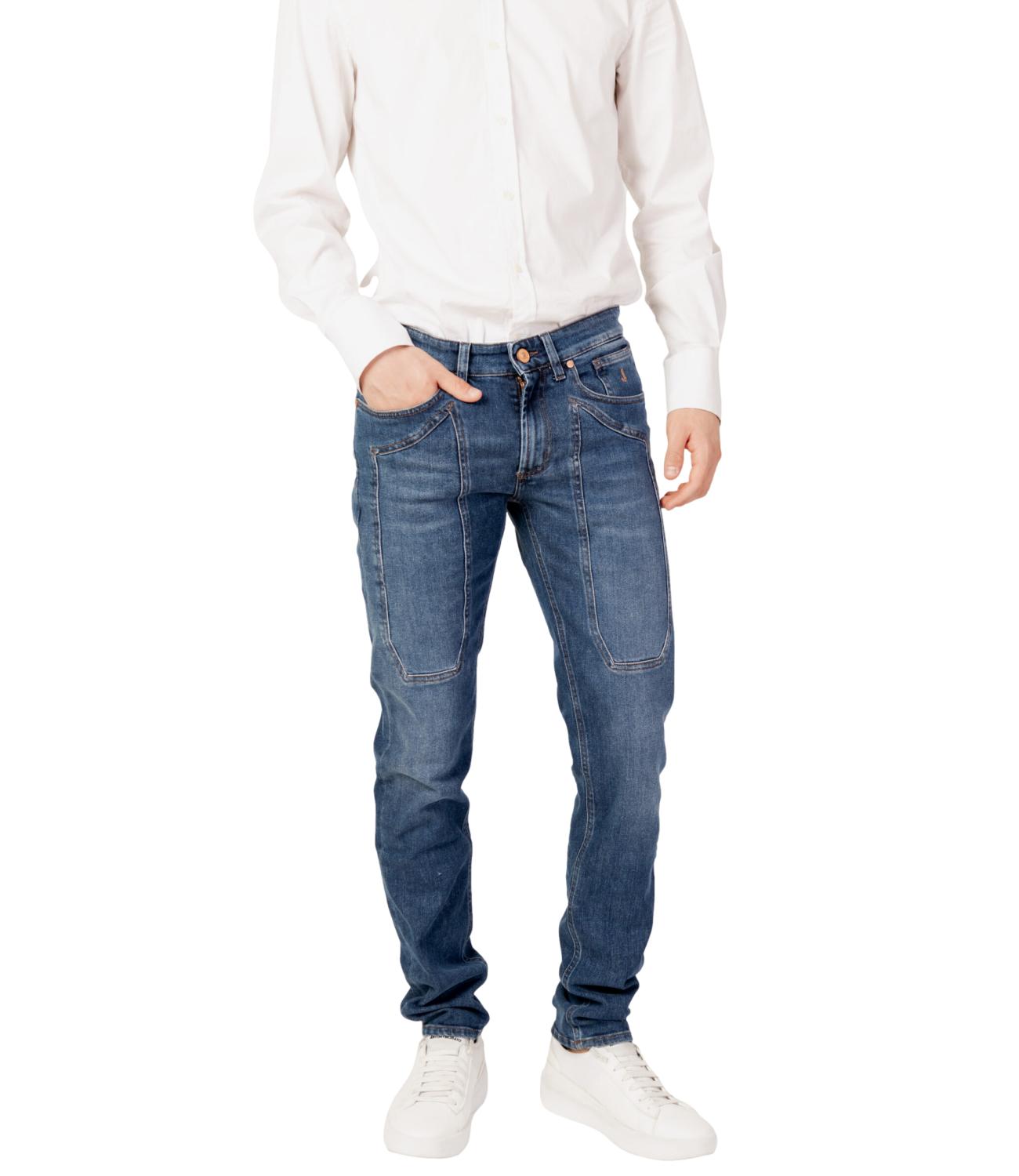 Jeckerson jeans denim chiaro slavato uomo