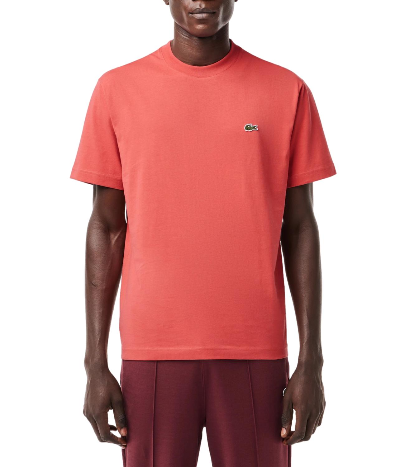 T-shirt Lacoste color pesca