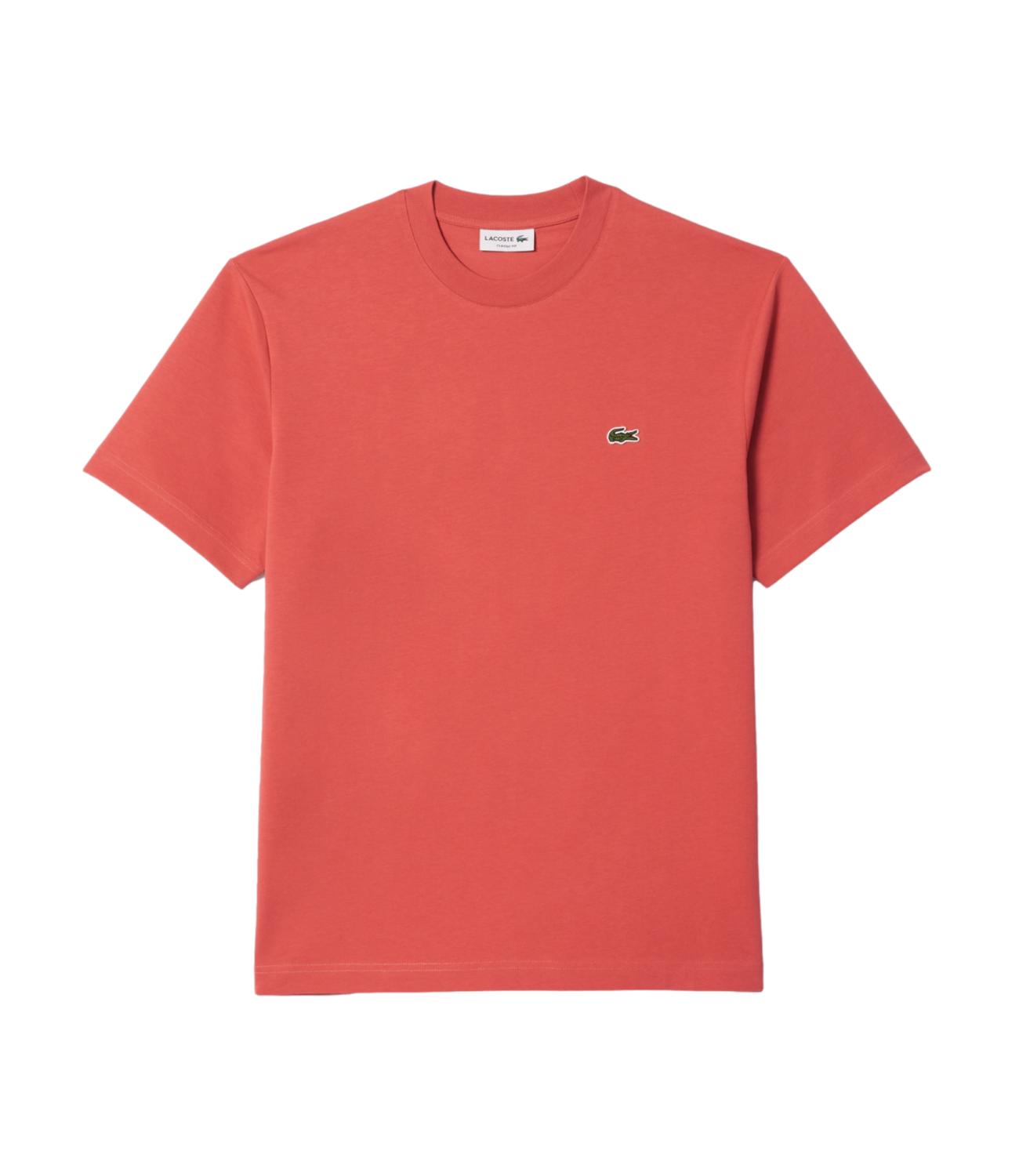 T-shirt Lacoste color pesca