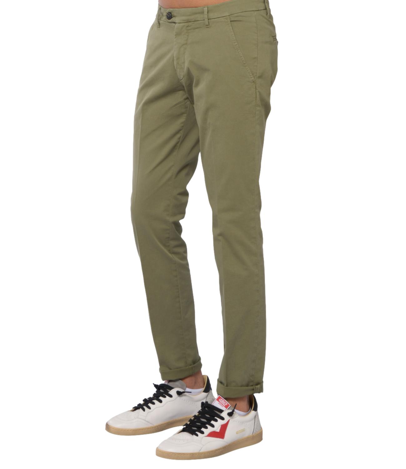 Roy roger's pantalone New Rolf colore verde olive
