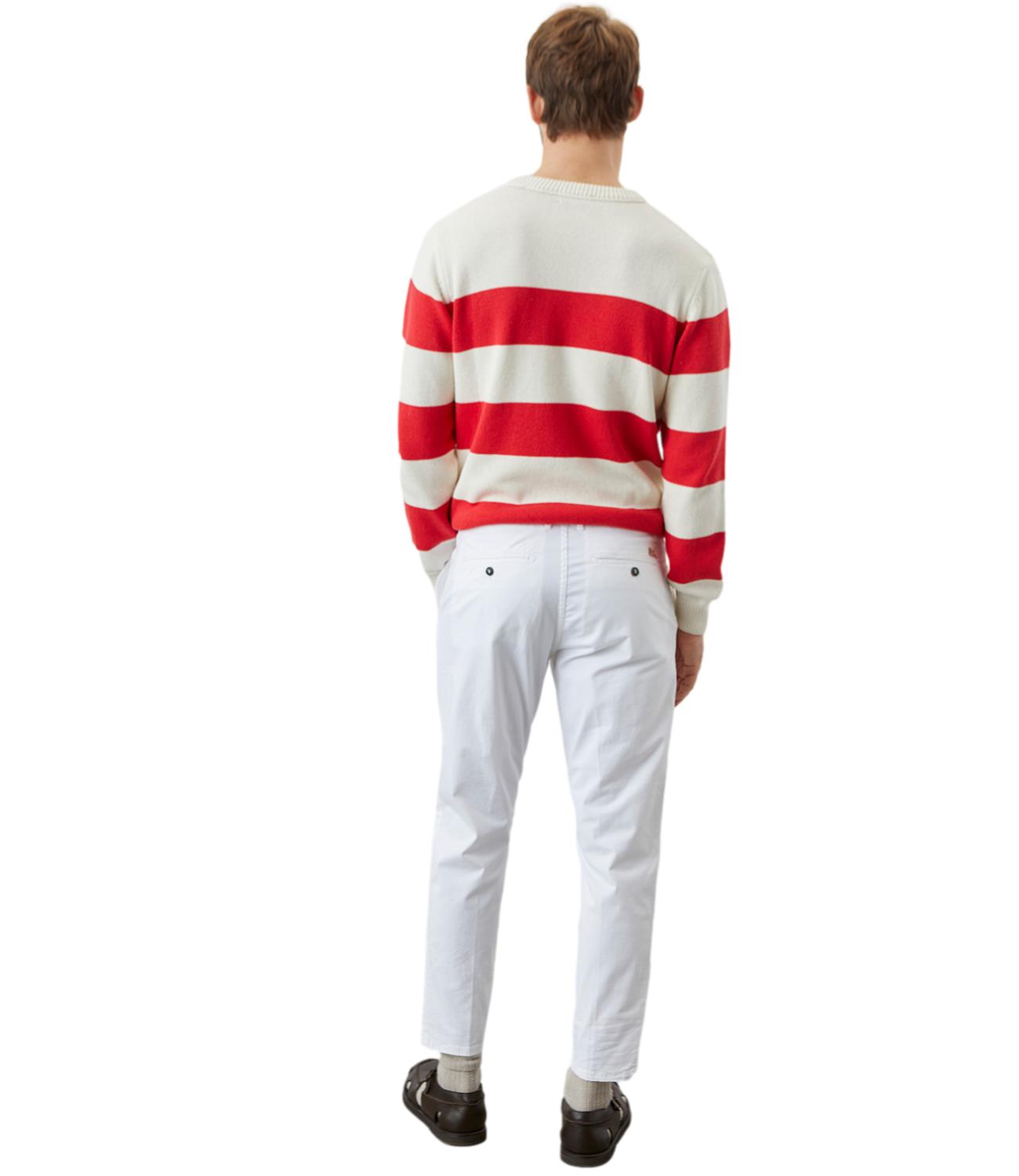 Roy Roger's pantalone bianco uomo Chino Smart