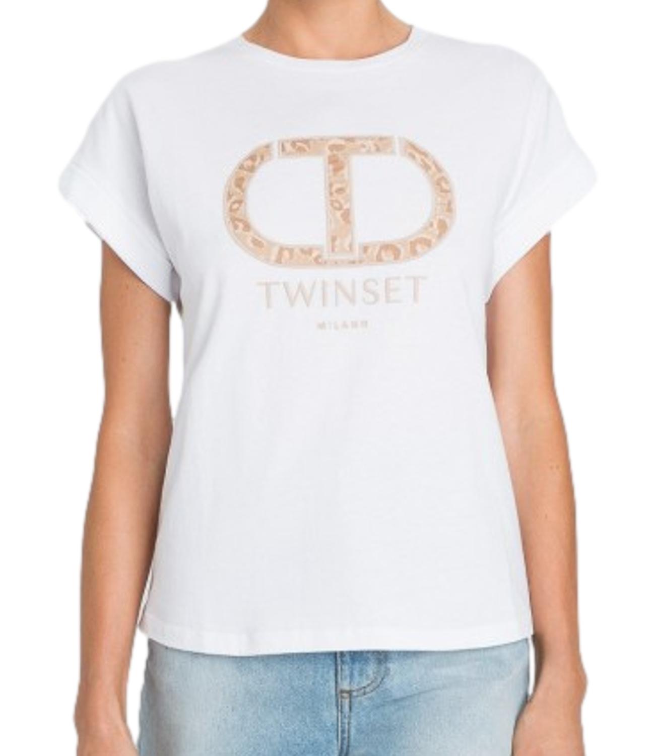 Twinset T-shirt Bianca Donna