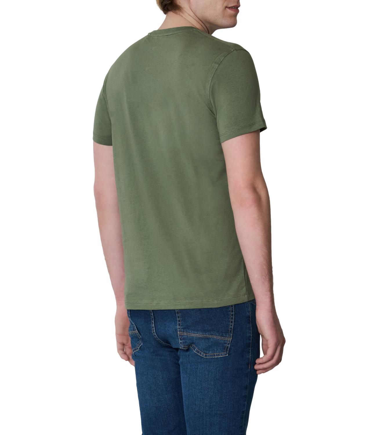 T-shirt U.S. Polo Assn girocollo verde militare