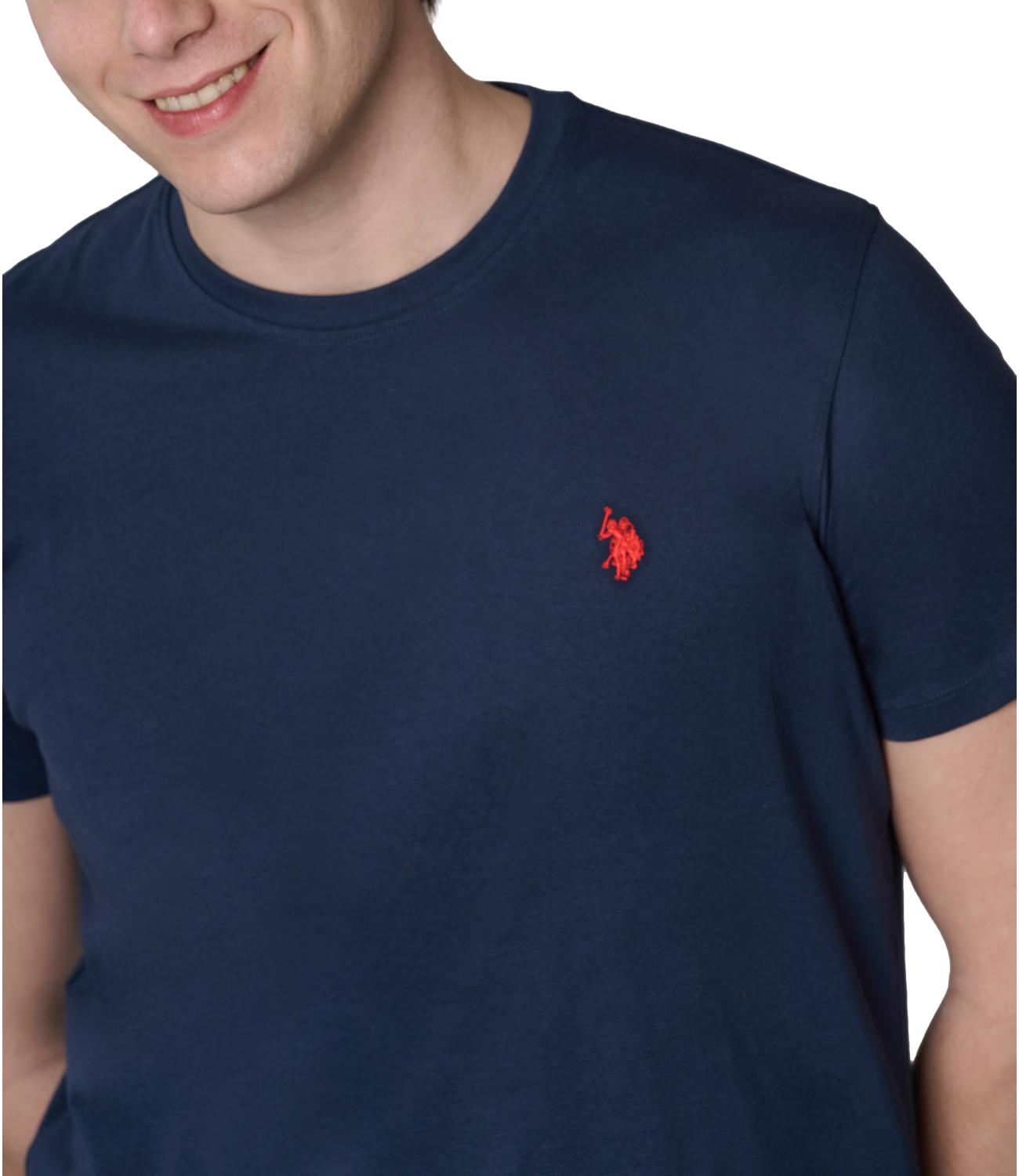 T-shirt U.S. Polo Assn girocollo blu navy