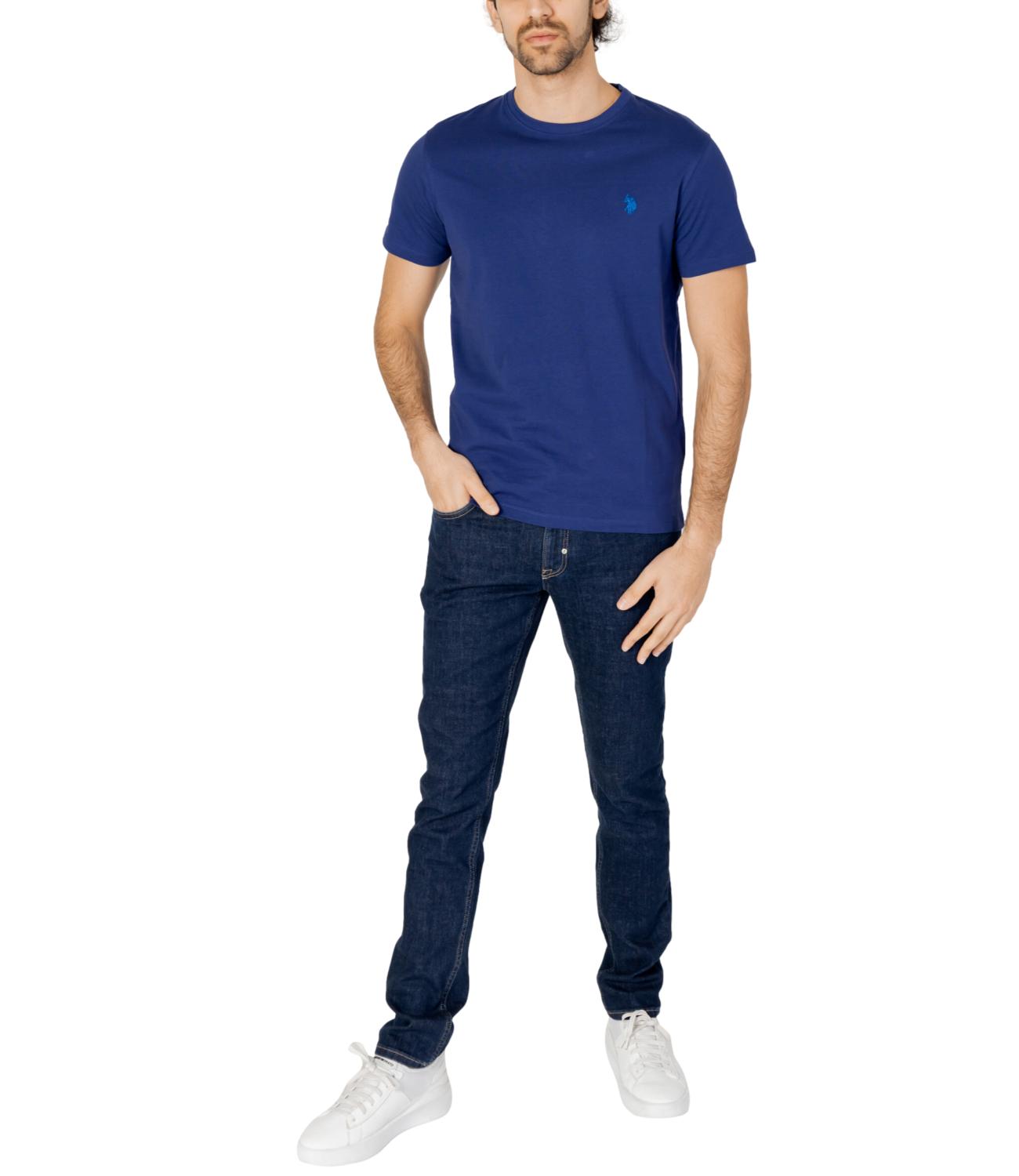T-shirt U.S. Polo Assn girocollo blu