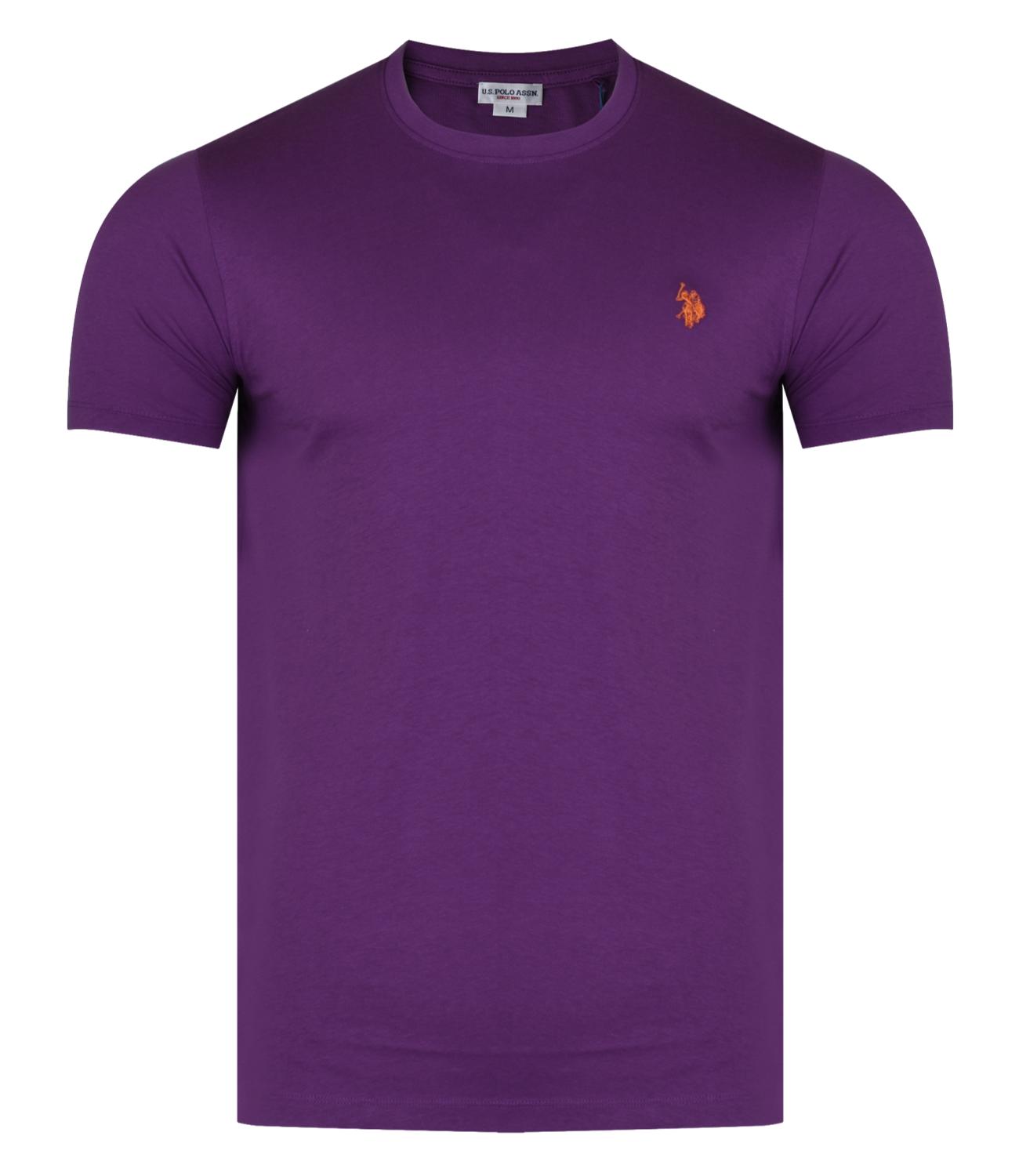T-shirt U.S. Polo Assn girocollo viola