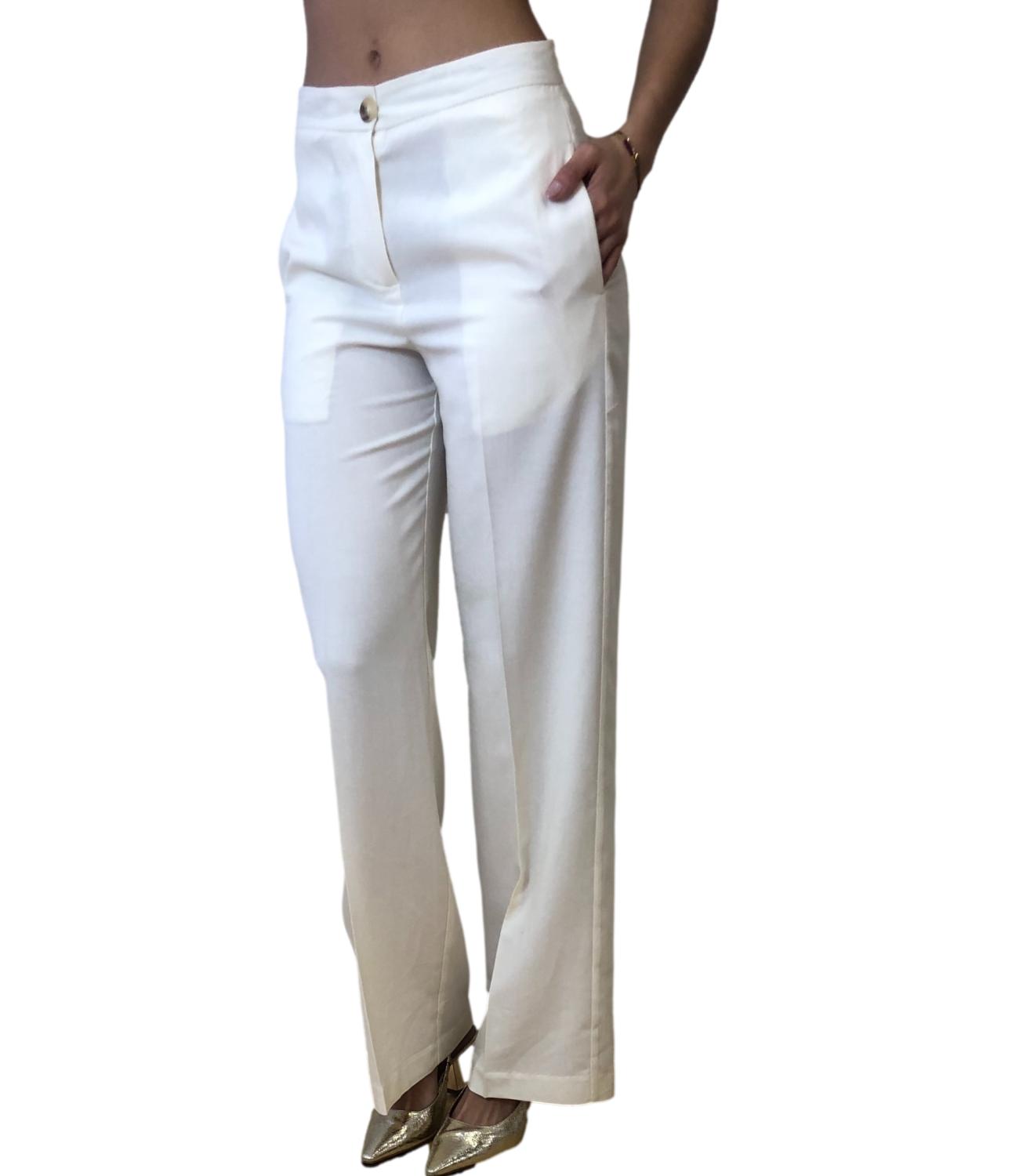 Vicolo Pantalone Bianco Donna