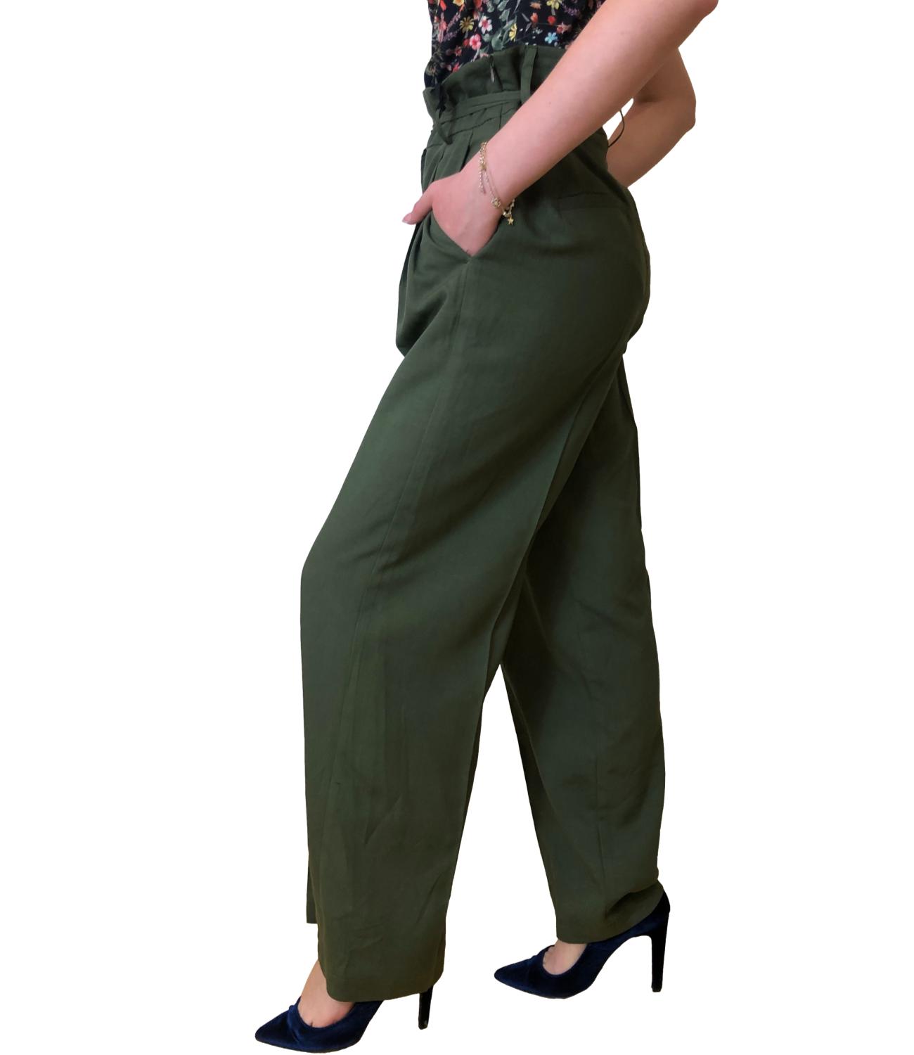 Vicolo Pantalone Verde donna
