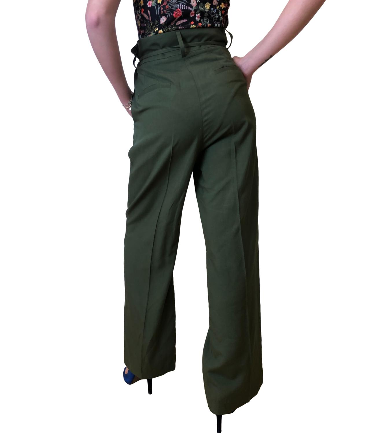 Vicolo Pantalone Verde donna