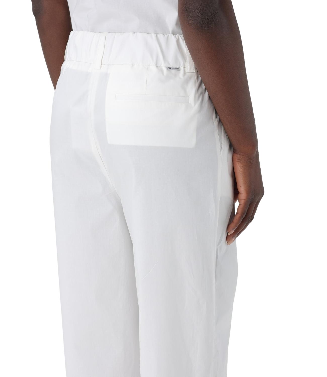 Pantalone Woolrich donna bianco
