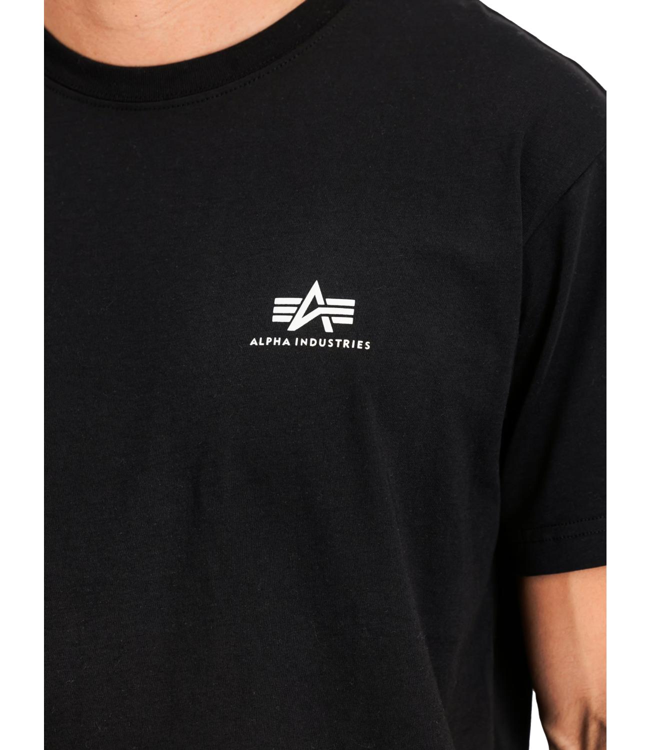 T.shirt Basic t small logo nera