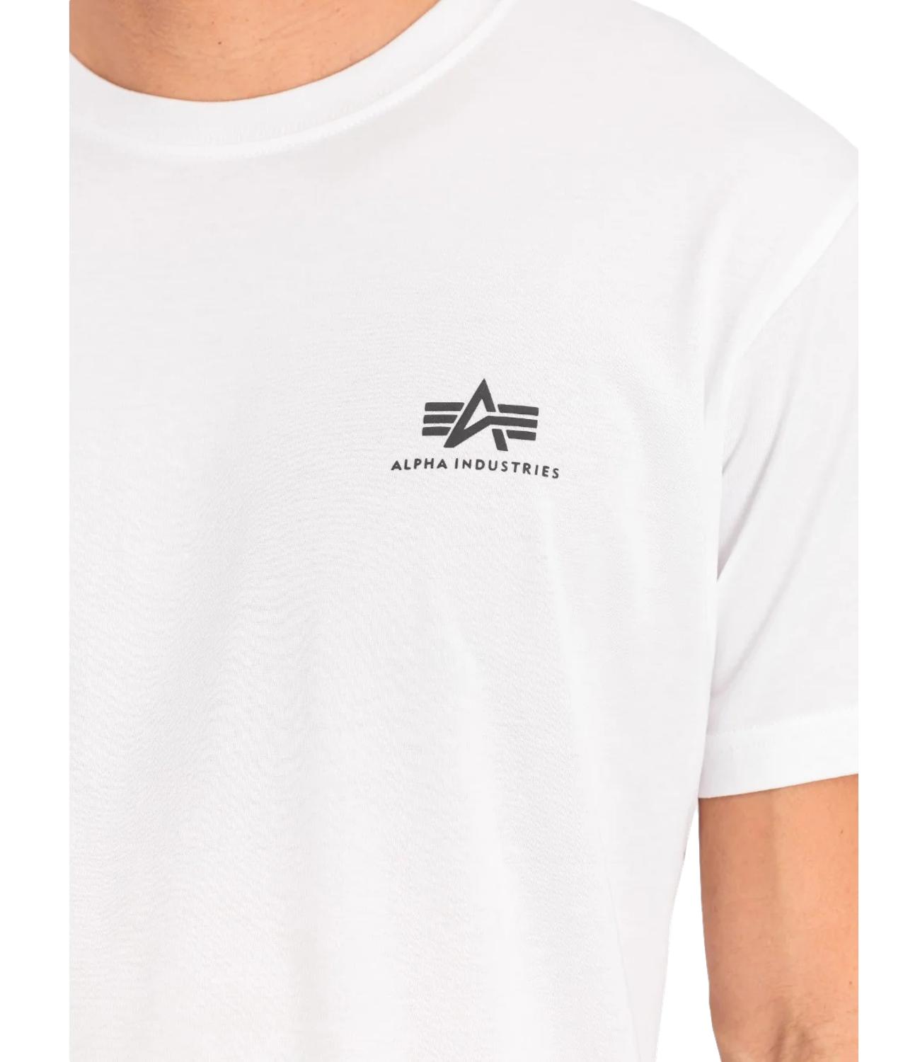 T.shirt Basic t small logo bianca
