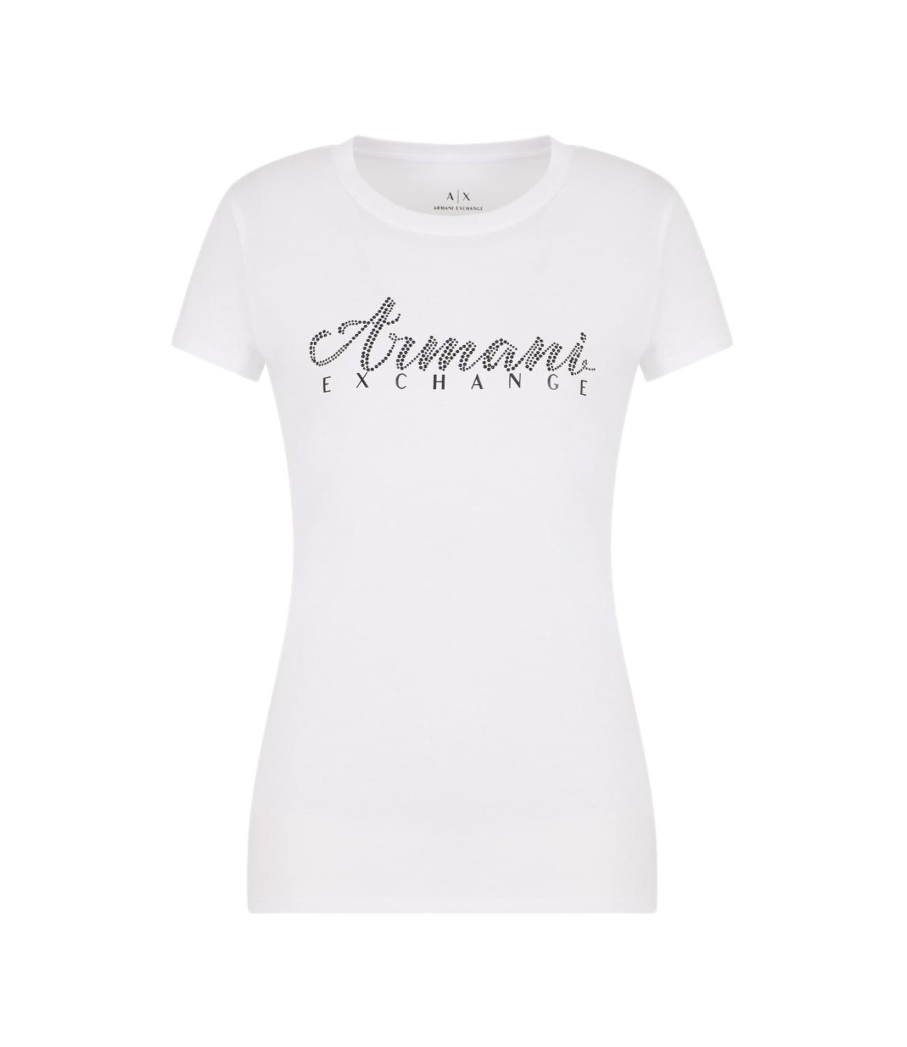t-shirt logo armani swarovski
