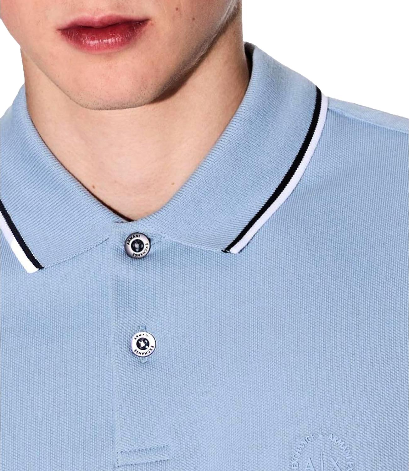 Polo Armani Exchange celeste