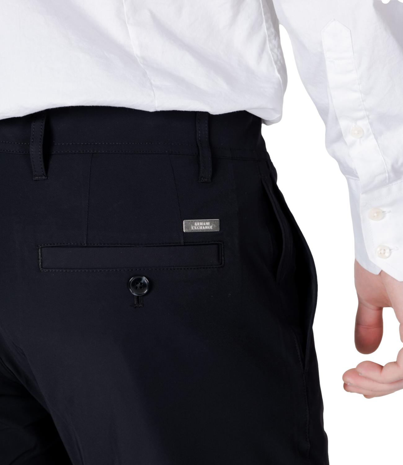 Pantalone AX nero in cotone