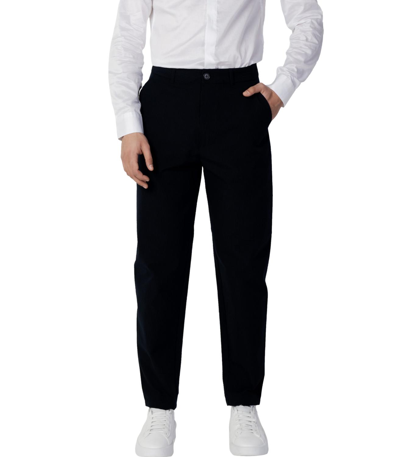 Pantalone AX blu in cotone