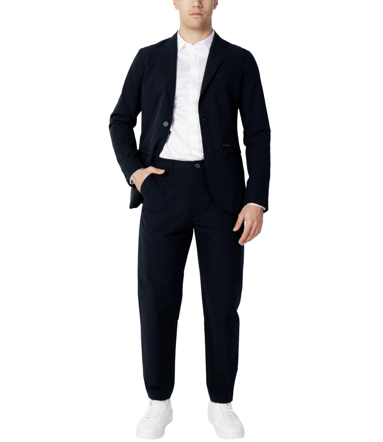 Pantalone AX blu in cotone