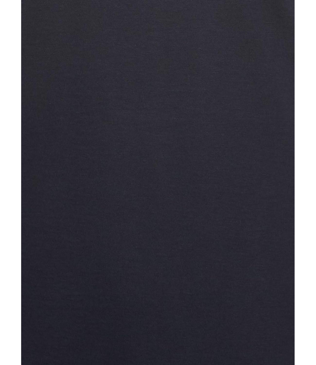 t-shirt uomo blu scuro no logo AX