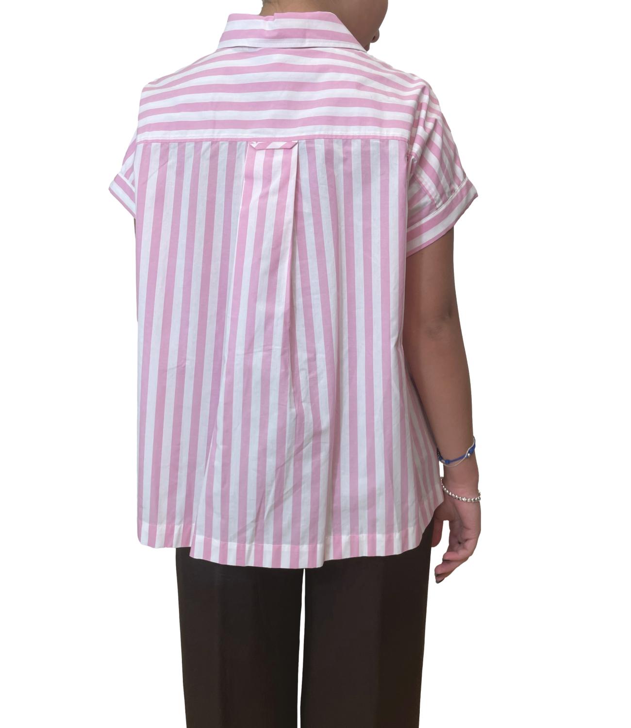 Aspesi Camicia Top Mod.5654 Rosa Donna