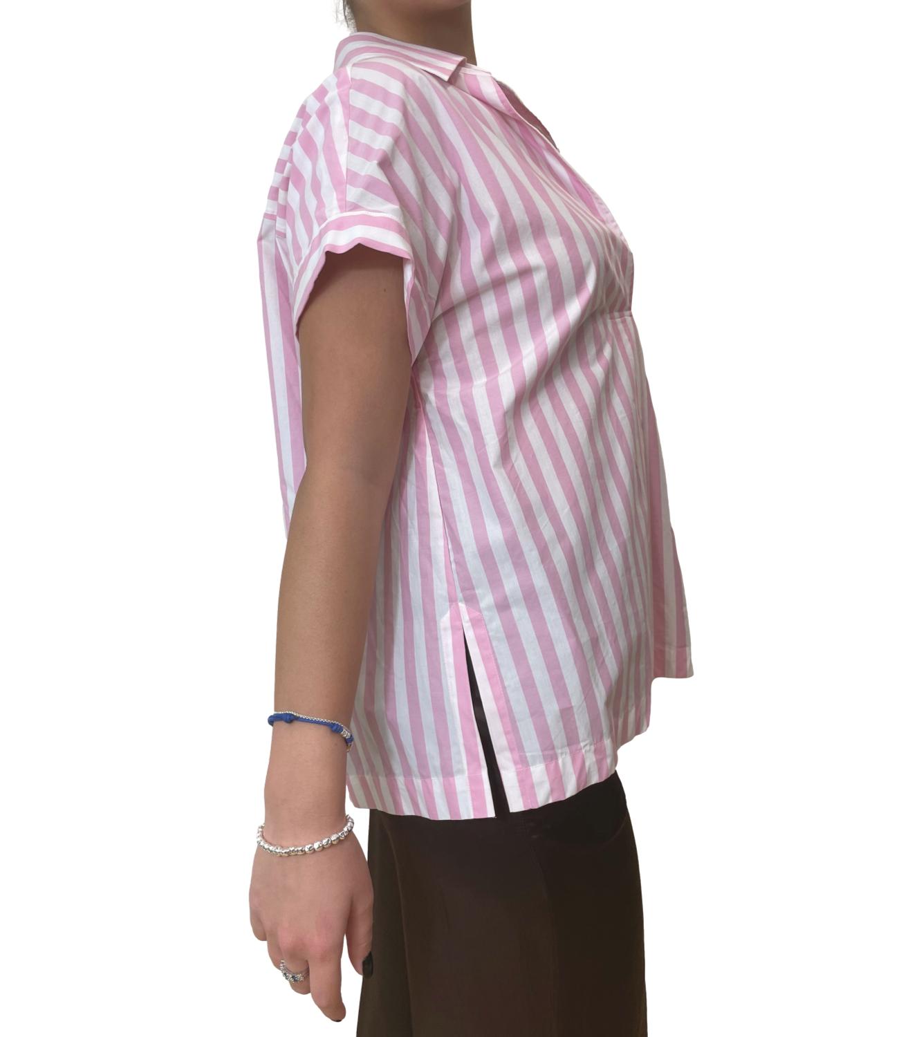 Aspesi Camicia Top Mod.5654 Rosa Donna