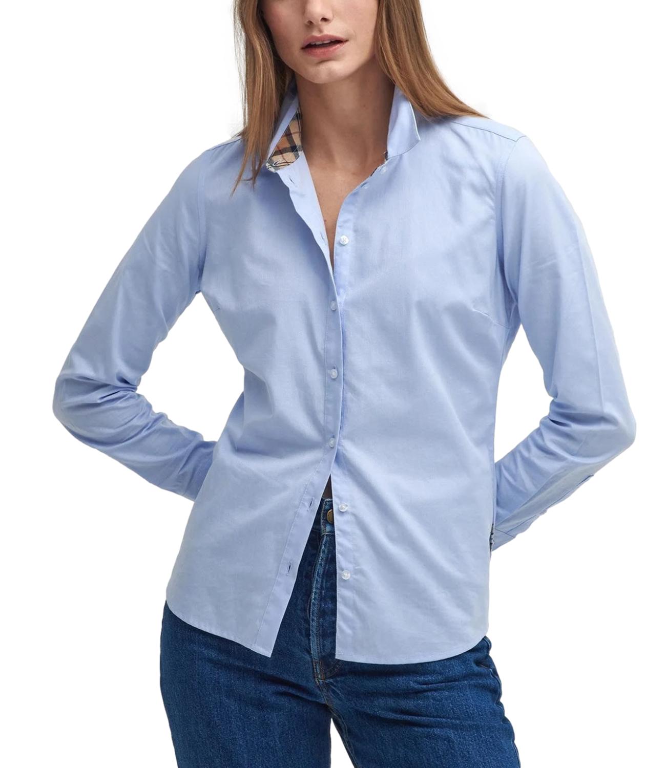 DERWENT SHIRT PALE BLUE/HESSIAN TARTAN