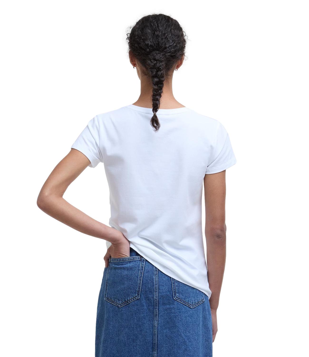 t-shirt ROWEN bianca