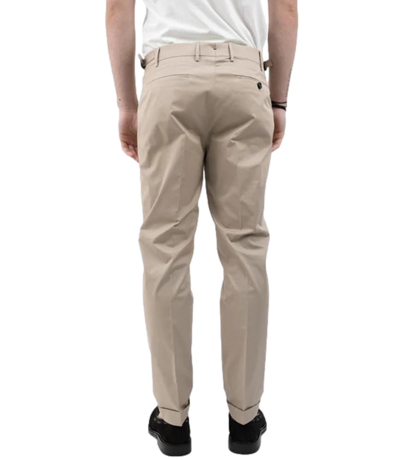 Pantalone Berwich Retro twill stretch cotton beige