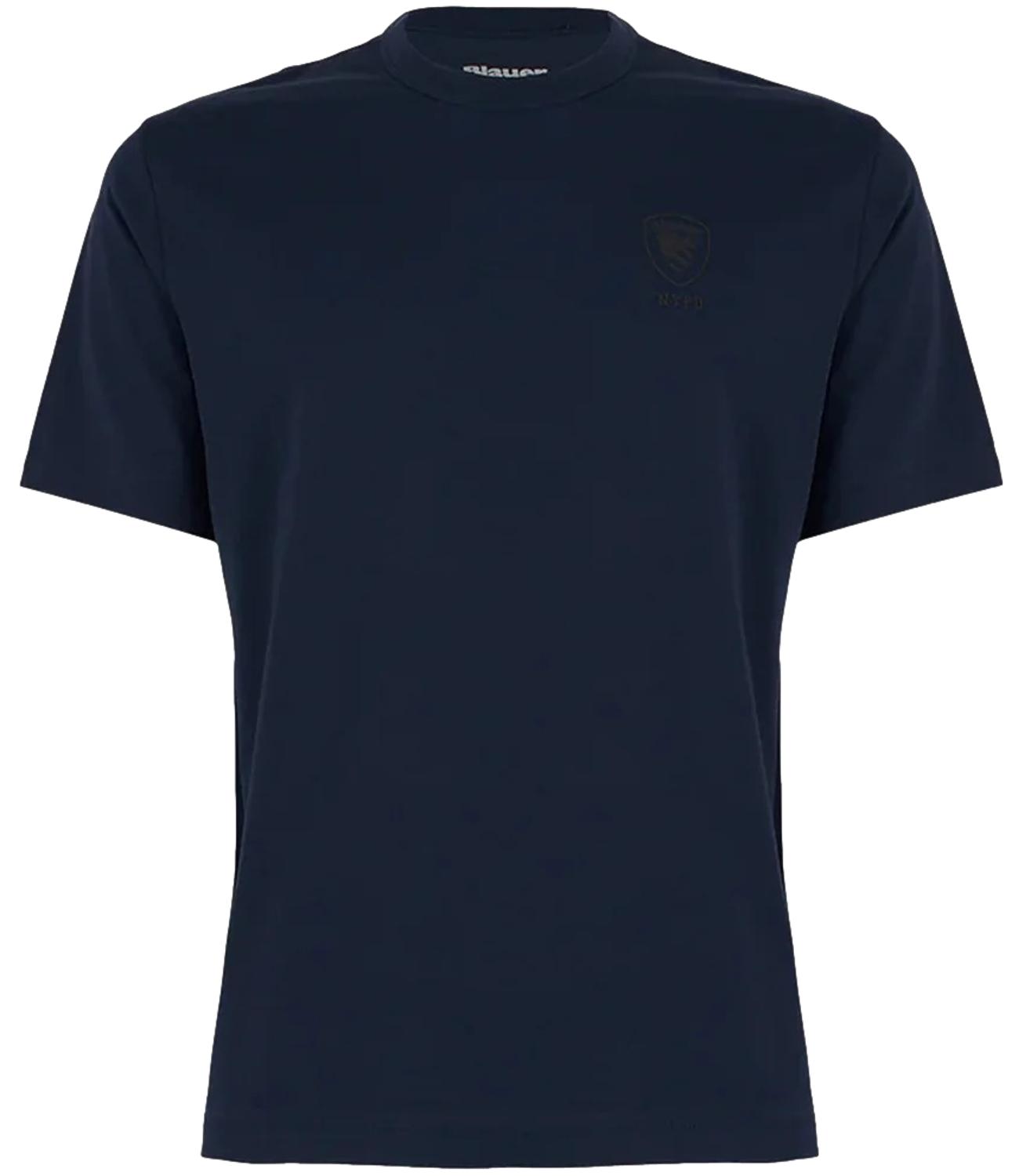 Blauer T-shirt Blu Uomo