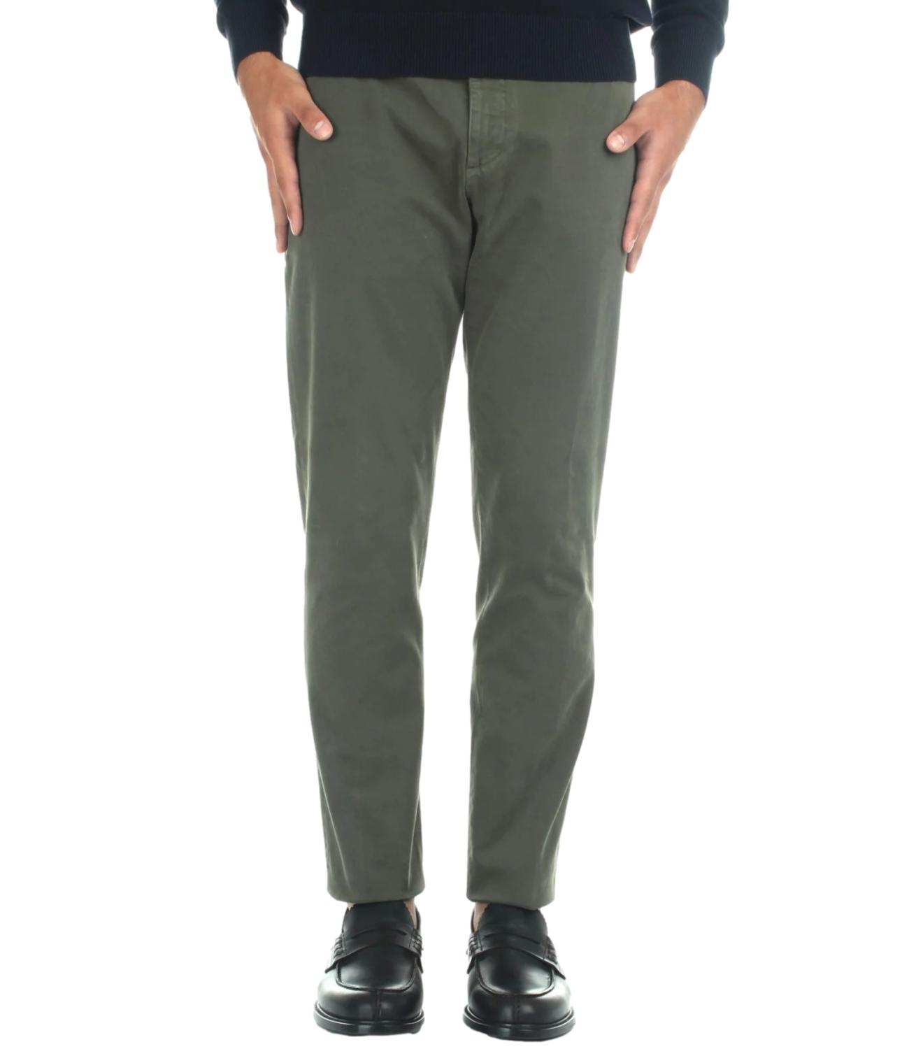 Pantaloni Briglia uomo beige verde