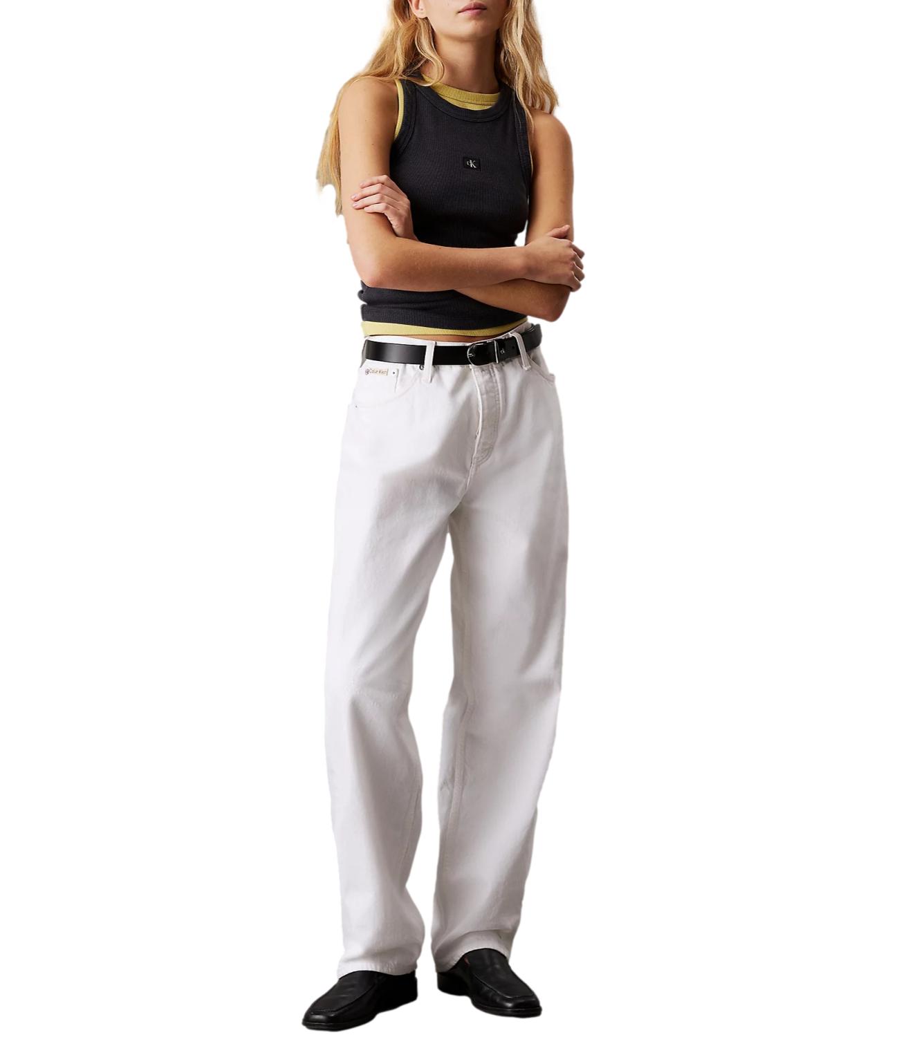 Calvin Klein Canotta Washed Black Donna