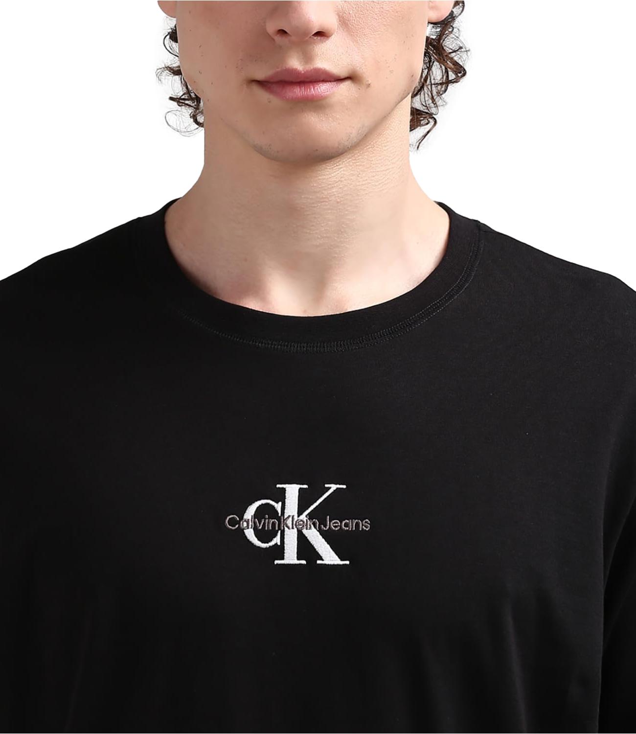 T-shirt Calvin Klein uomo nera con logo